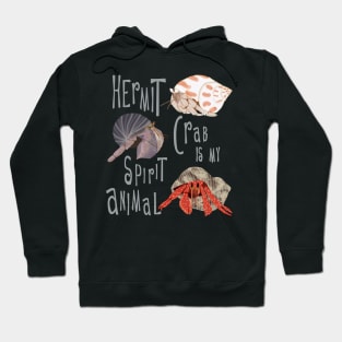 Hermit Crab is my Spirit Animal Hoodie